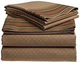 Croscill Carrington Stripe 300-Thread-Count Queen Sheet Set