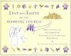Lent and Easter in the Domestic Church