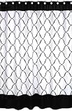 Purple Black and White Shower Curtain