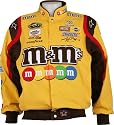 Kyle Busch Yellow/Brown M&M Adult Twill Jacket