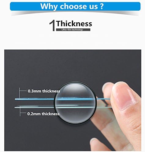 Fatax Huawei Mate 7 Tempered Glass Screen Protectors 9h Hardness, 2.5d Rounded Edges, 0.2mm Thickness