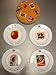 4pcs Dessert Plate set / Hotel Bristol