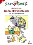Mein dicker Konzentrationsblock f&uuml;r die Vorschule: Sammelblock - 