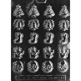 B.S. ASSORTED XMAS Christmas Candy Mold Chocolate