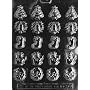 B.S. ASSORTED XMAS Christmas Candy Mold Chocolate