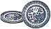 Churchill China Royal Wessex Blue Willow 6 3/4-Inch Bread and Butter Plates, Set of 4