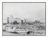 Historic Print (S): Alaska - Sitka - Indian Ranch (view along rocky beach)