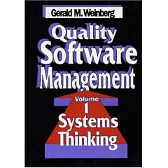 Quality Software Management: Systems Thinking v. 1