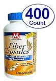 400 Capsules Fiber Therapy for Regularity/Fiber Supplement - Compare to the Active Ingredient in Metamucil Capsules