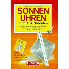 Sonnenuhren zum Ausschneiden