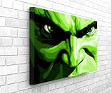 THE HULK: MOVIE COMIC POP ART FRAMED CANVAS PRINT