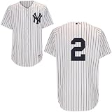 Derek Jeter New York Yankees Authentic Home Pinstripe Jersey By Majestic