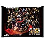 Super Street Fighter IV 4 Group Videogame Wallscroll Fabric Poster - 42