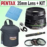 Pentax - Pentax SMCP-DA 35MM F/2.8 Macro Limited Autofocus Lens and Deluxe Accessory Outfit