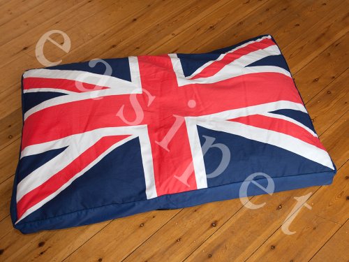 Union Jack Great Britain Dog Bed- Meduim