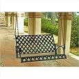 Iron Patio Sleigh Porch Swing