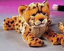 12" Cheetah Cub Wild Cat Plush Stuffed Toy