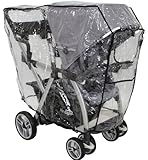 Joovy Caboose VaryLight Rain Cover, Black