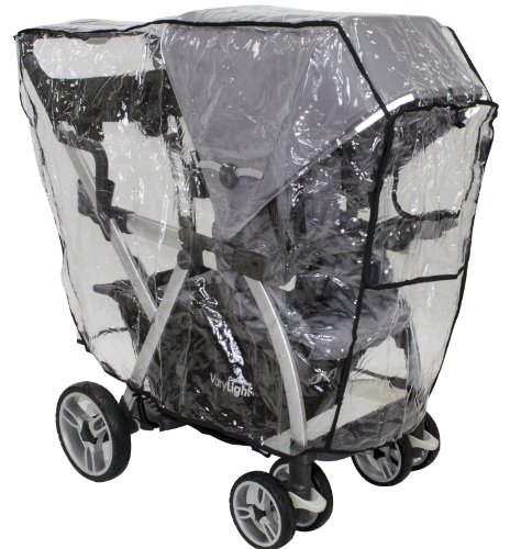 Joovy Caboose VaryLight Rain Cover, Black picture