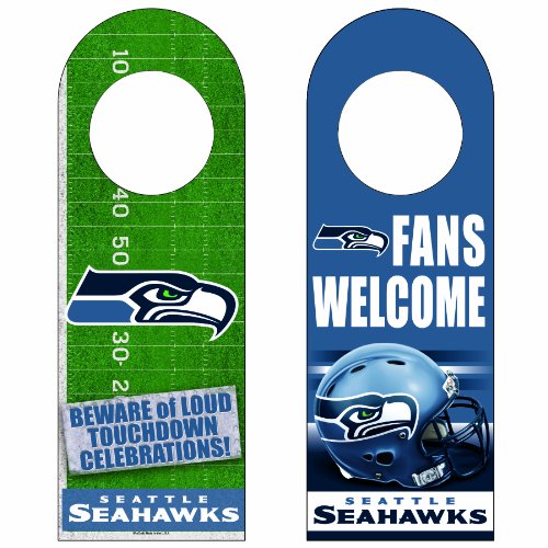 NFL Seattle Seahawks Wood Door Hanger