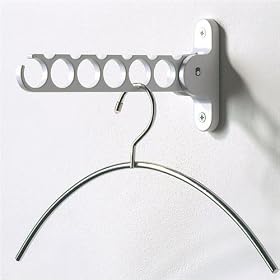 <b>Screw Mount Swing Arm Hanger Holder - White</b>
