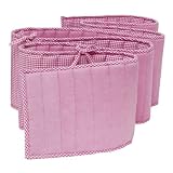 Tadpoles Basics Fuchsia Gingham Bumper