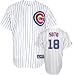 Geovany Soto Jersey: Adult 2010 Majestic Home Pinstripe Replica #18 Chicago Cubs Jersey - X-Large