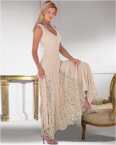 Lacy Handkerchief Dress