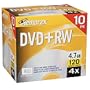Memorex 4.7GB 4x DVD+RW Media (10-Pack)