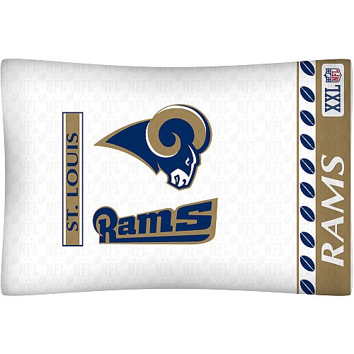 NFL St. Louis Rams Micro Fiber Pillow Case Logo