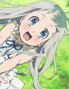 あの日見た花の名前を僕達はまだ知らない。 もふもふビッグタオル めんま柄 1