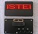 LED Digital Scrolling Message Name Tag - Black With Red LED