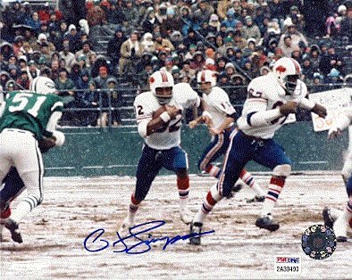 Autographed/Hand Signed O. J. Simpson - Buffalo Bills 8x10 Photo