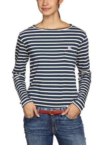 Lacoste Damen T-Shirt, TF5690-00, Gr. 36 (M), Mehrfarbig (VDT)