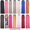 WOMENS LADIES LONG JERSEY MAXI SKIRT