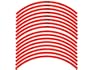 Yamaha YZF R1 YZFR1 Custom Wheel Red Stripes Stickers