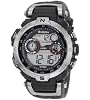 Armitron Men's 408231RDGY Silver-Tone and Black Chronograph Digital Sport Watch