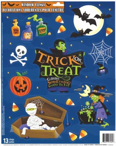 Halloween Trick or Treat Window Clings