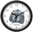 Cocker Spaniel (Puppy) Dog Wall Clock by WatchBuddy Timepieces (Black Frame)