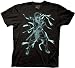 Naruto Shippuden - - Männer Sasuke Blitz Glow T-Shirt In Black