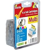 Inkrite Printer Ink 4 Col Pack for Epson D68 D88 DX3800 DX4800 - T061540 (Koala)