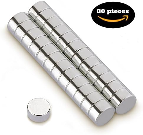 Fridge Magnets,Mini Magnets for DIY Arts Crafts Projects, Science Project and Office or Work Supply,Pack of 30