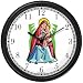 Mary & Baby Jesus or Madonna and Child No.3 - Christian Theme Wall Clock by WatchBuddy Timepieces (Black Frame)