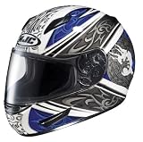 HJC CL-15 Draco MC-2 Full Face Motorcycle Helmet White/Blue/Silver L