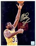Magic Johnson Autographed "Close Up Layup" 16" x 20" Photograph (Unframed)