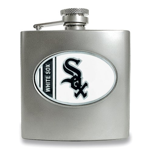 Chicago White Soxs Stainless Steel Hip Flask