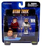 Star Trek Diamond Select Toys Series 4 Minimates Admiral Kirk and Duty Uniform Scotty