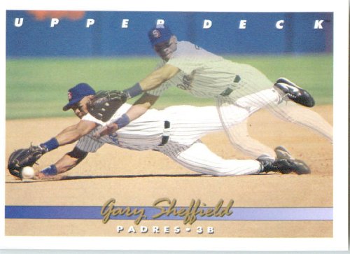 1993 Upper Deck # 222 Gary Sheffield San Diego Padres Baseball Card