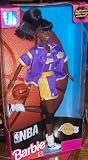 NBA Barbie Los Angeles Lakers African American