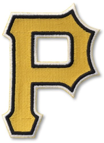 2 Patch Pack - Pittsburgh Pirates Alternate ''P'' MLB Baseball Jersey Sleeve Patches